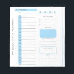 Cute Editable Tear Away Daily Planner Notepad<br><div class="desc">Cute Pink Editable Tear Away Daily Planner Notepad</div>