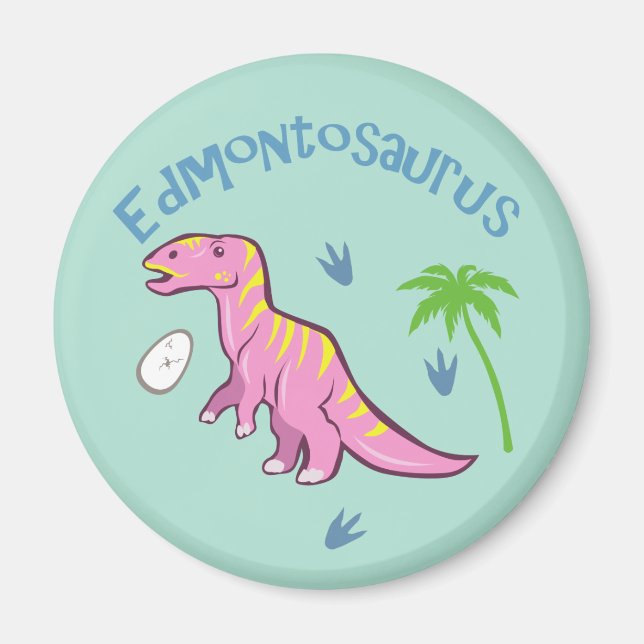 Cute Edmontosaurus Magnet (Front)
