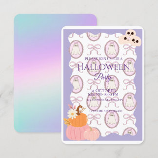 Cute Éffrayante Halloween Party Invitation