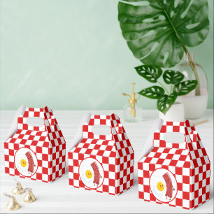 cute egg bacon Breakfast party or table Favor Box