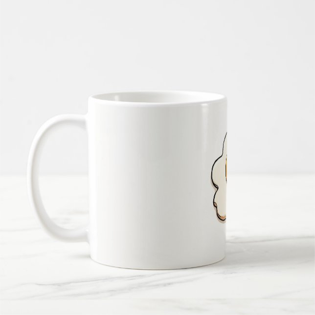 cute egg coffee mug (Left)