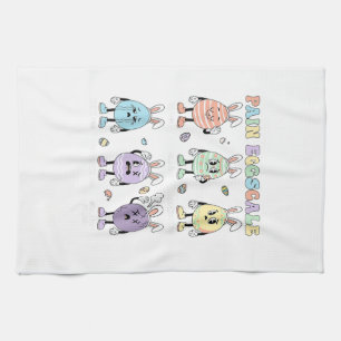 Cute Eggs Pain Scale Nurse Triage ICU Assessment E Kitchen Towel
