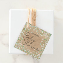 Cute Elegant Baby's Breath Floral Boho Baby Shower
