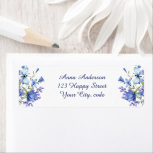 Cute Elegant Blue Wildflowers
