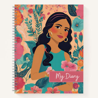 Cute & Elegant Diary Notebook for Organized Women
