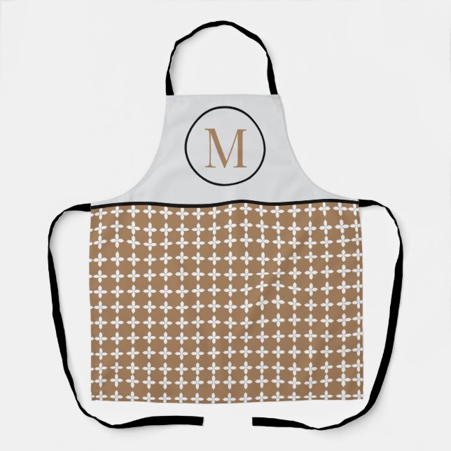 Cute elegant modern pattern apron (Front)