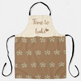 Cute elegant modern pattern apron