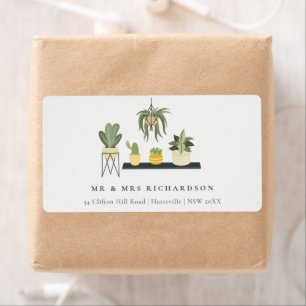 Cute Elegant Potted Leafy Succulent Plants Address