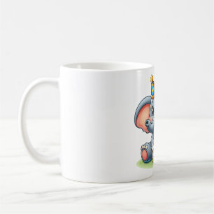 Cute Elephant 11th Birthday Coffee Mug