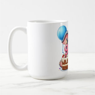 Cute Elephant 9th Birthday Coffee Mug