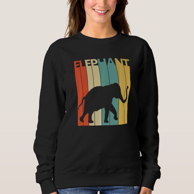 Cute Elephant Animal   Sweatshirt (Front)