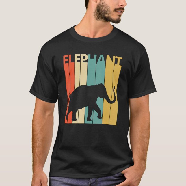 Cute Elephant Animal T-Shirt (Front)