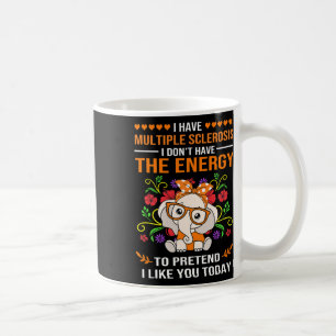Cute Elephant Awareness Multiple Sclerosis Warrior Coffee Mug