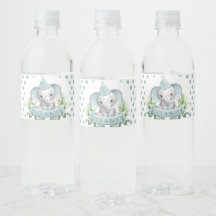 Cute Elephant Baby Boy Baby Shower