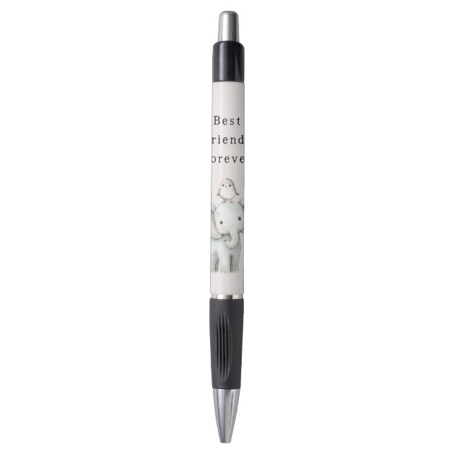 Cute Elephant Bird   Pen (Front Vertical)