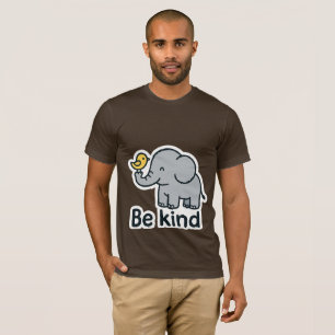 Cute elephant & bird sticker T-Shirt