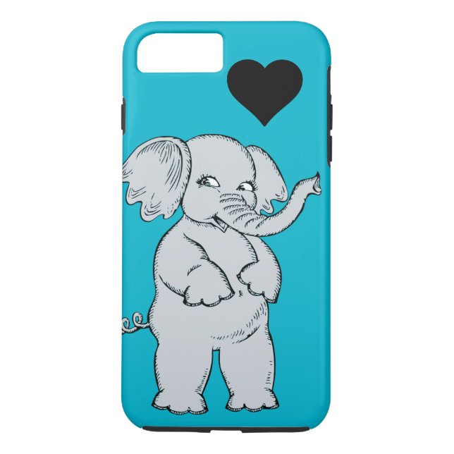 Cute Elephant Case-Mate iPhone Case (Back)