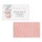 Cute Elephant Girl Books for Baby Card