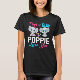 Cute Elephant Keeper Of The Gender Poppie Loves Yo T-Shirt