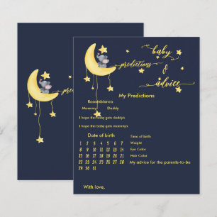 Cute Elephant & Little Butterfly Baby Shower Game