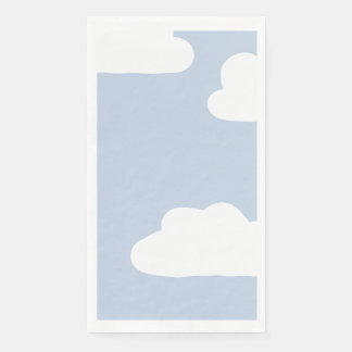 Cute Elephant Moon & Stars Baby Shower Napkin