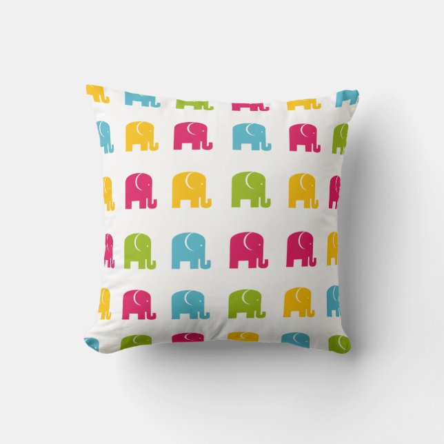 Cute Elephant Pillow (Front)
