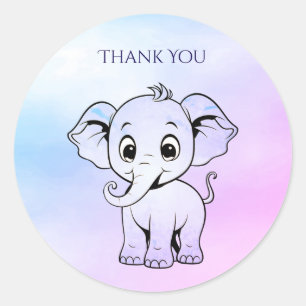 Cute Elephant Sticker