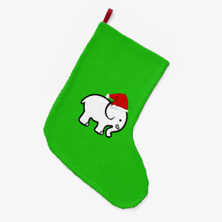 Cute Elephant Stocking Happy Holiday Home Joy