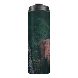 CUTE ELEPHANT THERMAL TUMBLER