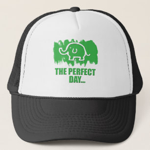 cute elephant trucker hat