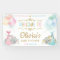 Cute Elephant Twins Boy Girl Baby Shower Backdrop