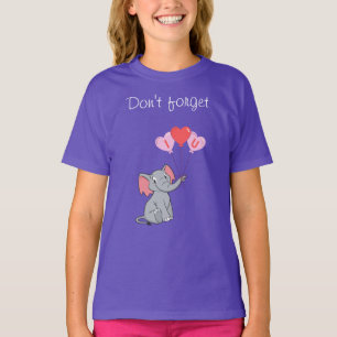 Cute elephant valentine's day T-Shirt