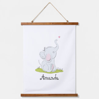 Cute elephant Wall Tapestry