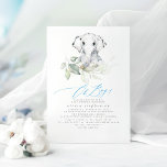 Cute Elephant Watercolor Greenery Baby Shower Invitation<br><div class="desc">Cute elegant adorable baby boy - little elephant baby shower invitations 'Oh Boy!'. If you seek minimalist modern soft pastel baby blue shades invitations,  look no further - these definitely wow your upcoming baby shower guests and represent your joy,  love,  and care... </div>