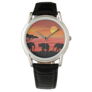 Cute Elephants in the Serengeti Watch
