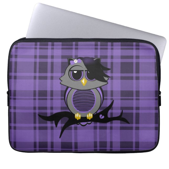 Cute Emo Owl et Sac électronique de 13 pouces (Devant)