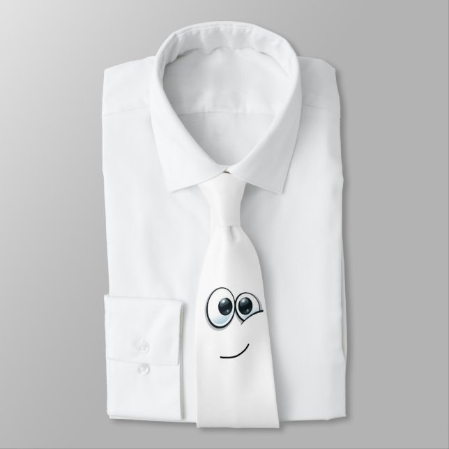 Cute emoji with customizable background tie (Tied)