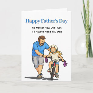 Cute Emotional Father's Day Greeting Card