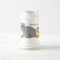 Cute Emperor Tamarin illustration cartoon
