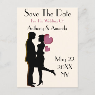 Cute Engagement & Save the Date Postcard