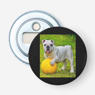 Cute English Bulldog Basketball Bulldog Lover Gift Bottle Opener