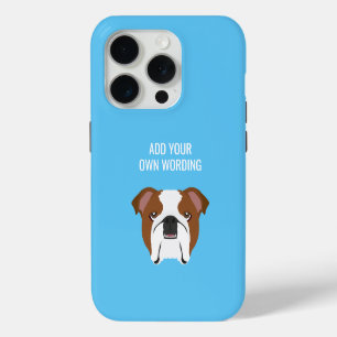 Cute English Bulldog iPhone 15 Pro Case