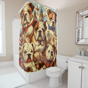 Cute English Bulldog Painting
