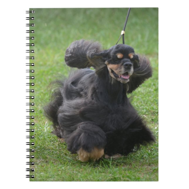 Cute English Cocker Spaniel Notebook (Front)