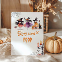 Cute Enjoy some food Witches Costume party