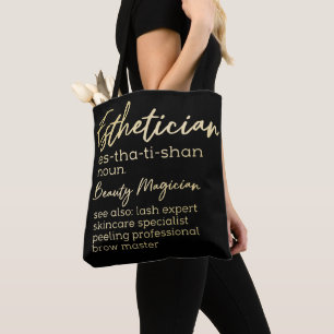 Cute Esthetician Definition Tote Bag