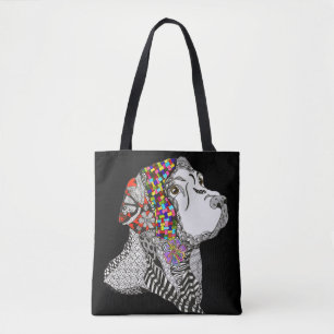 Cute et coloré Labrador Retriever Sac fourre-tout