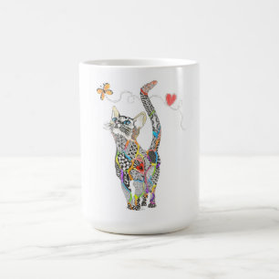 Cute et colorée chatte Mug