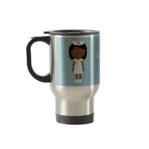 Cute Ethnic Cartoon Nurse Personalized