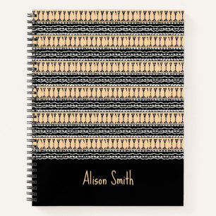 Cute Ethnic Pattern, African Art Notebook